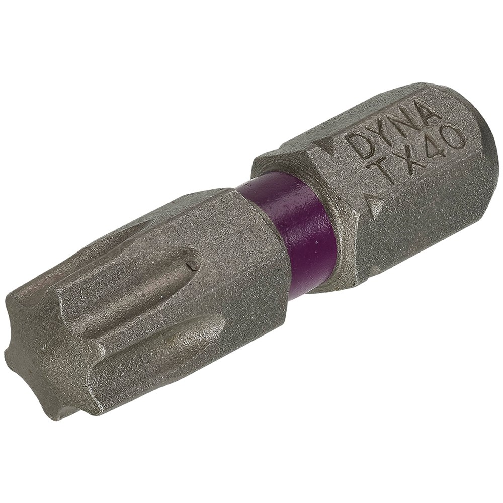 Dynaplus schroefbit 25mm tx-40 paars (10)