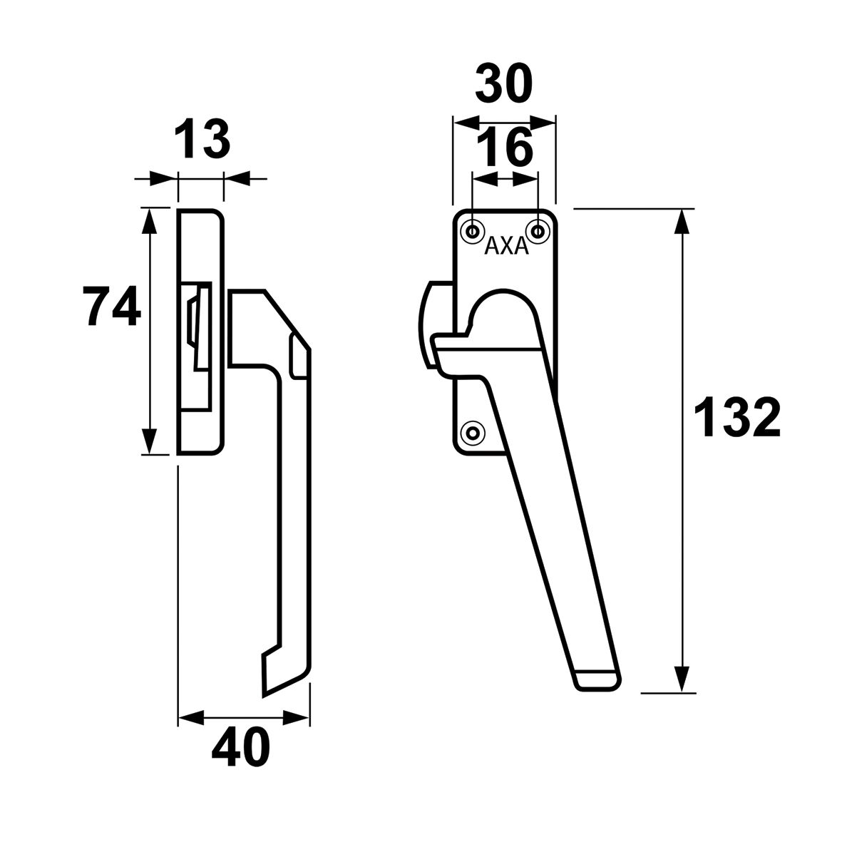 Rsk axa m.nok rs f1 3302-31-91/e afbeelding