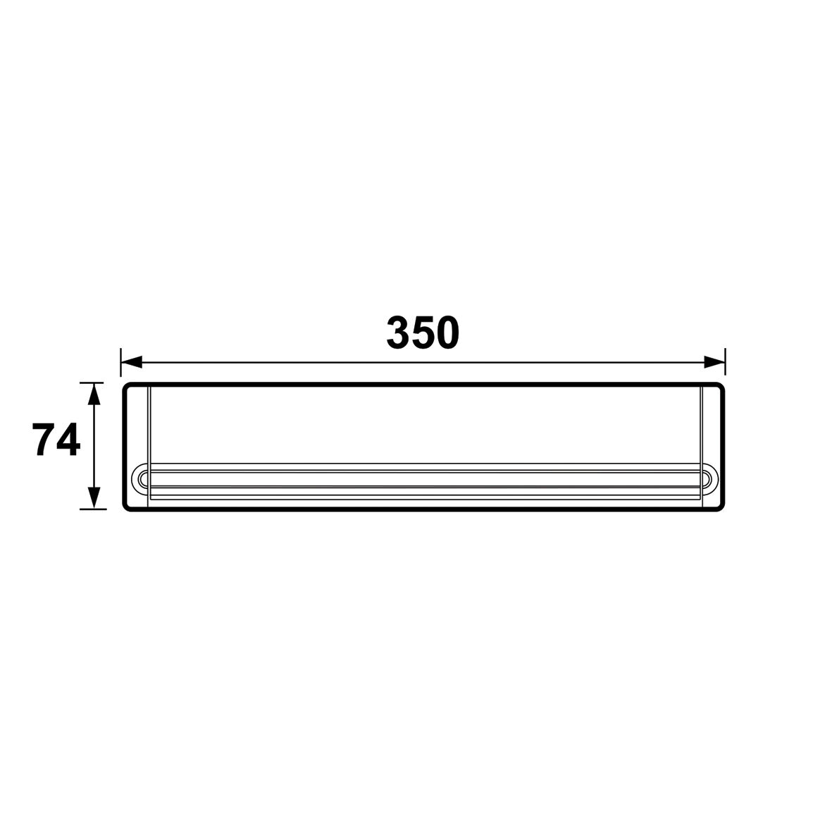 Briefplaat+venster Axa f2 6206-00-92