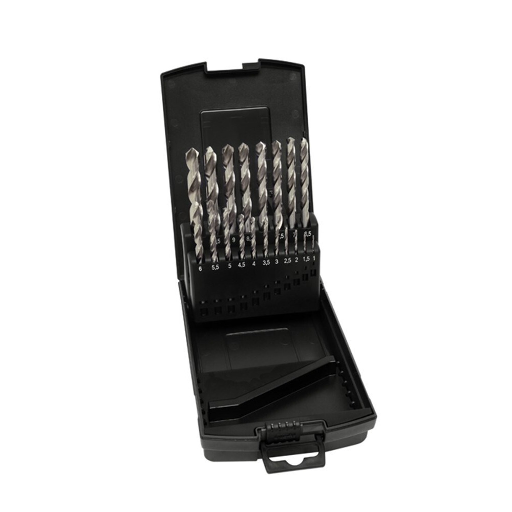 4tecx HSS-g boor geslepen DIN 338 splitpoint set 19-delig