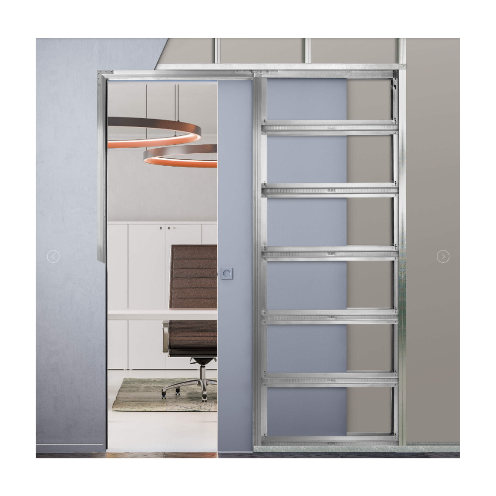 Eclisse Syntesis Pocket Schuifdeursysteem met onzichtbaar kader - 1 deur - vrije doorgang 743x2023 - deurmaat 765x2015 - Zonder softclose - Inclusief deur