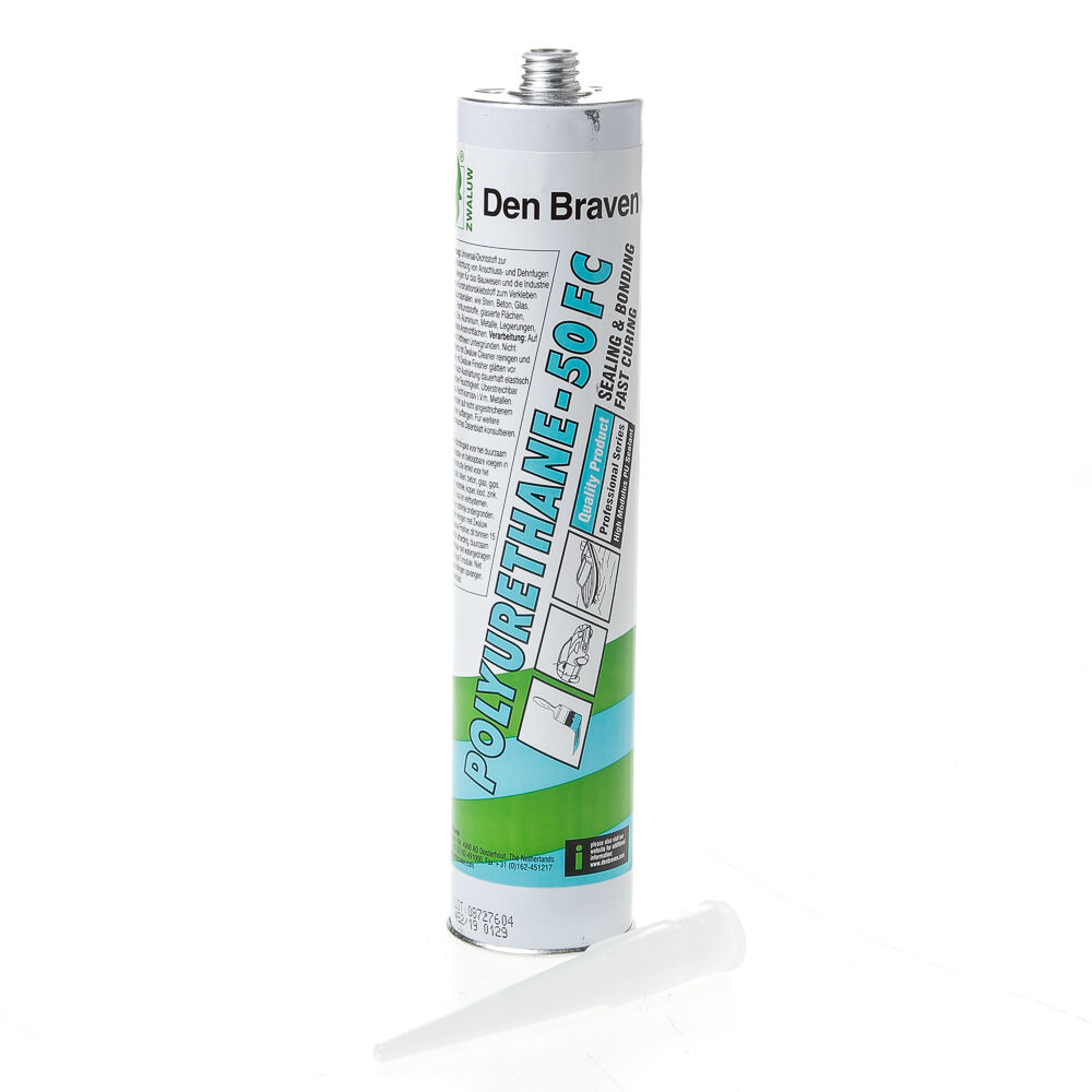Polyurethaan kit grijs 50FC 310ml afbeelding