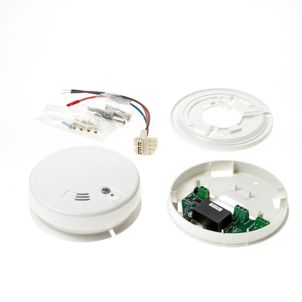 Rookmelderset incl.voet bekabeld 230V/24V afbeelding