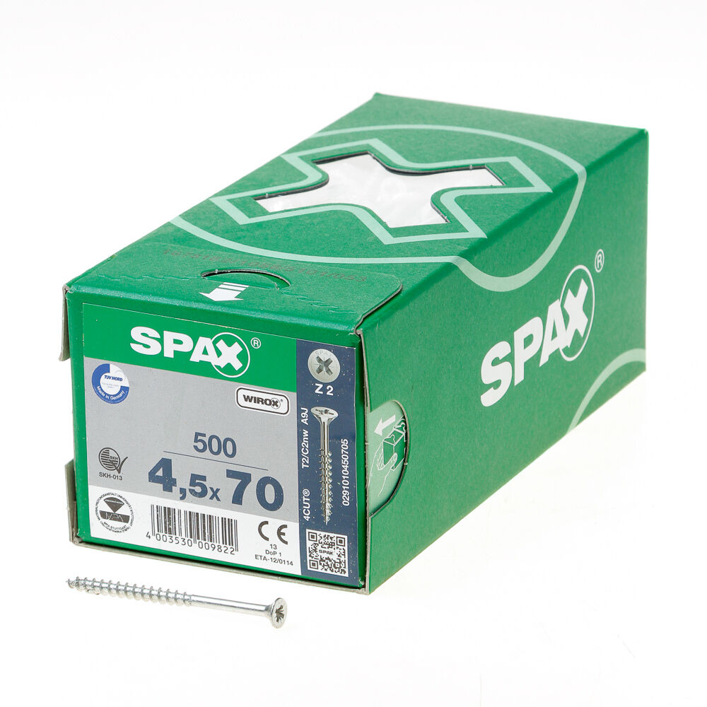 *Spax pk pz geg.dd 4,5x70(500)