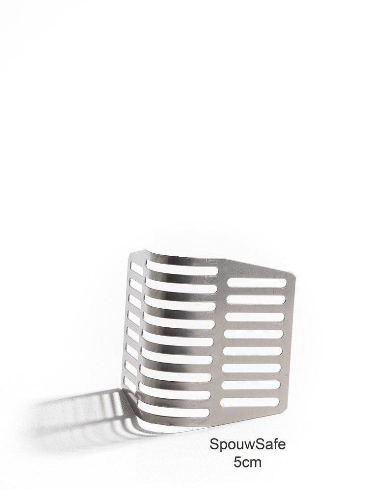 Spouwsafe achtervoegrooster rvs 5cm