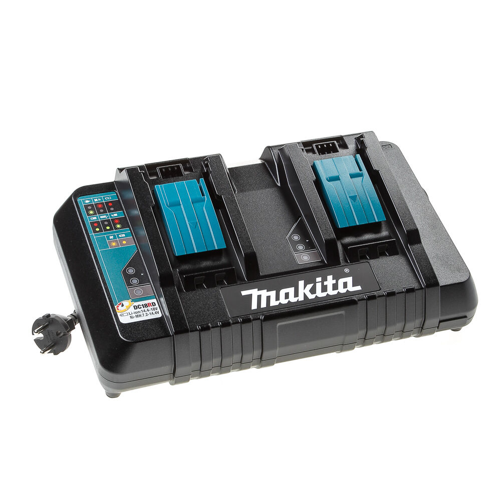 Makita snellader dubbel dc18rd afbeelding