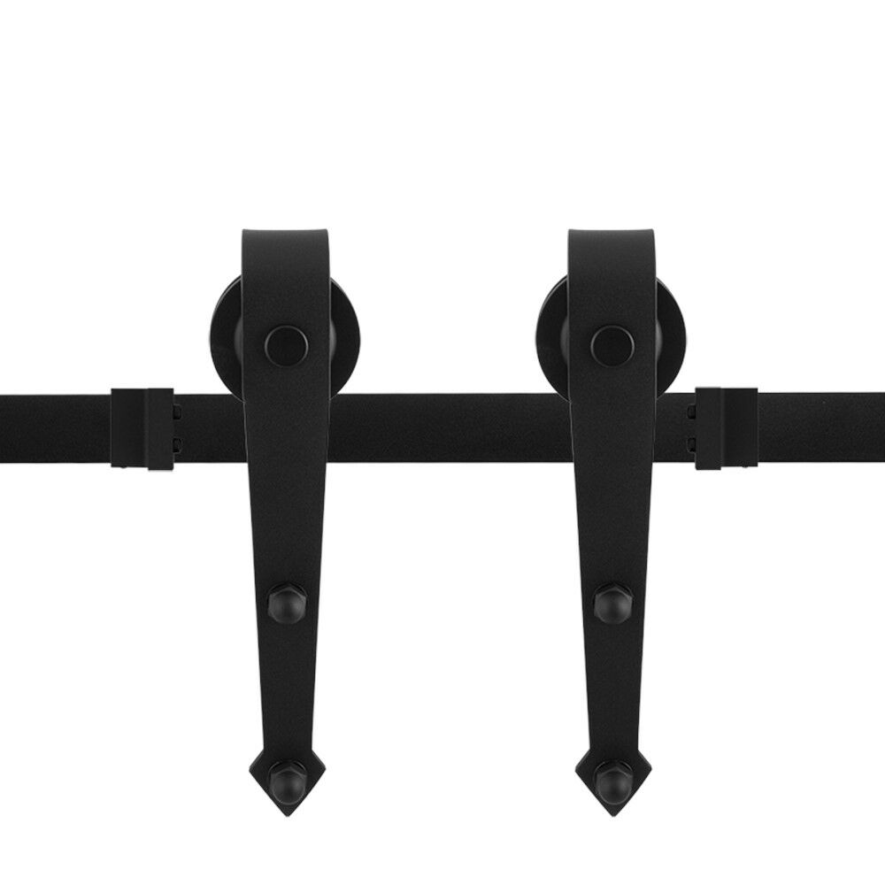 Schuifdeursysteem Nuoli zwart 150 cm afbeelding