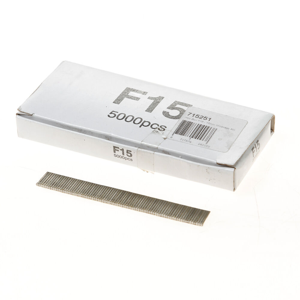 Inox Box F18 - 15mm Minibrads (5000) afbeelding