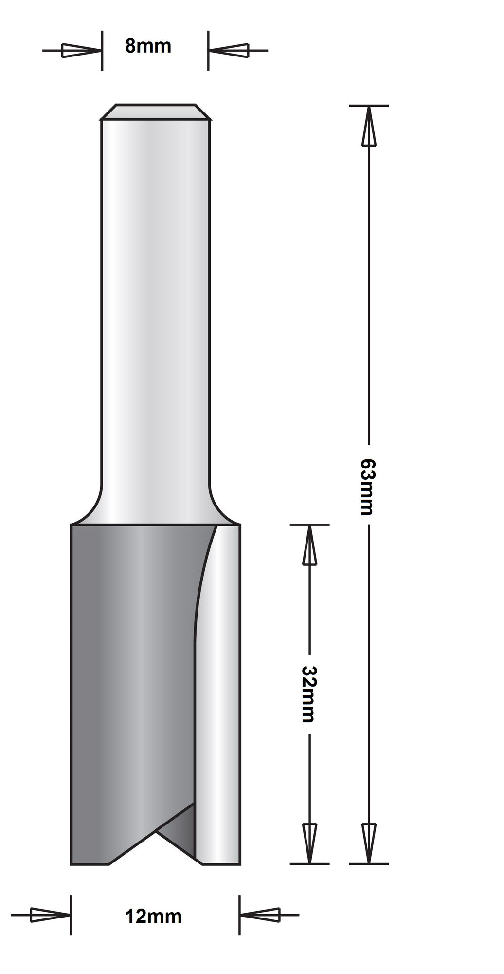 8 MM GROEFFREES 12X32/63 afbeelding