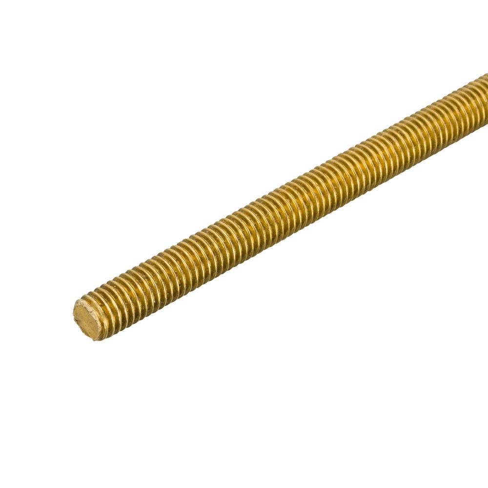 Draadeind messing blank din976 m6x1000