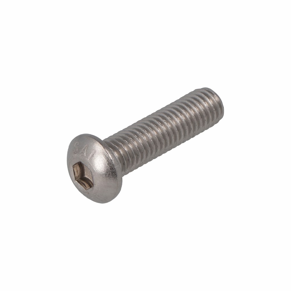 Laagbolkopschroef rvs A2 iso7380 M5x30mm