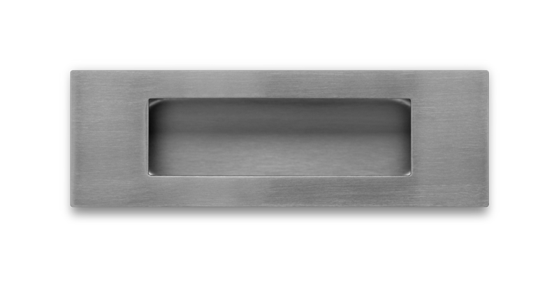 In-Door Schuifdeurkom Strato rechthoek rvs