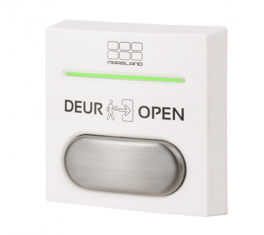 Drukknop opbouw wit