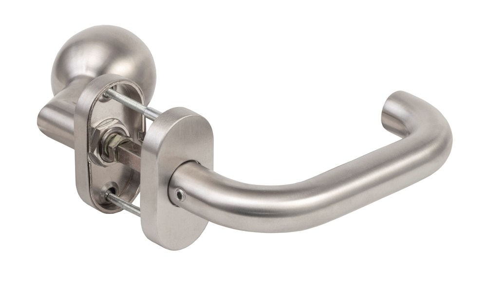 Kruk-knop garnituur u model rvs