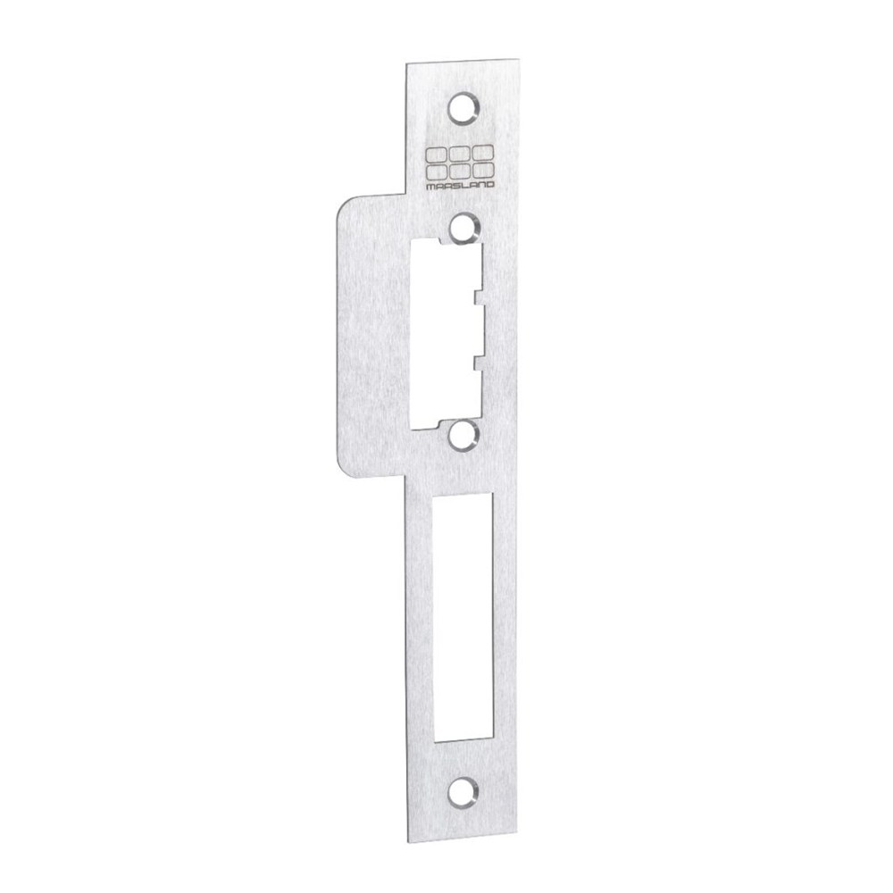 Lange lipsluitplaat RVS DIN rechts PC55/72 1,5MM hoekig inclusief doosje
