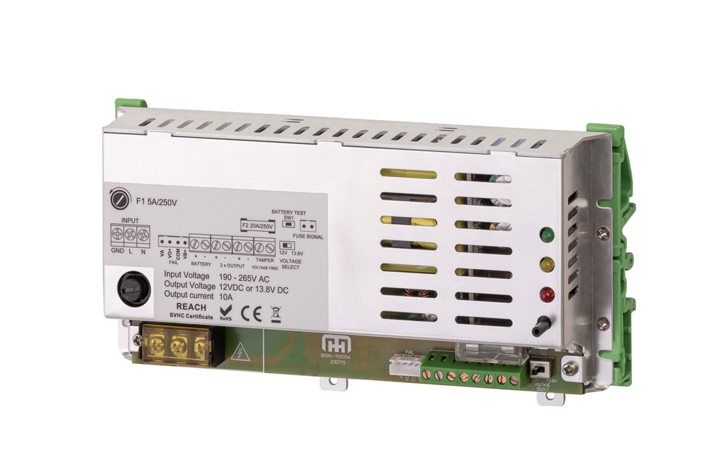 netvoeding DIN rail 12V DC 10A