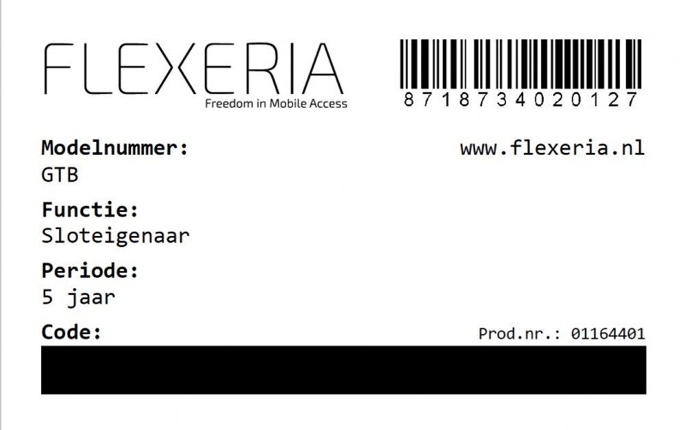 prepaid code sloteigenaar