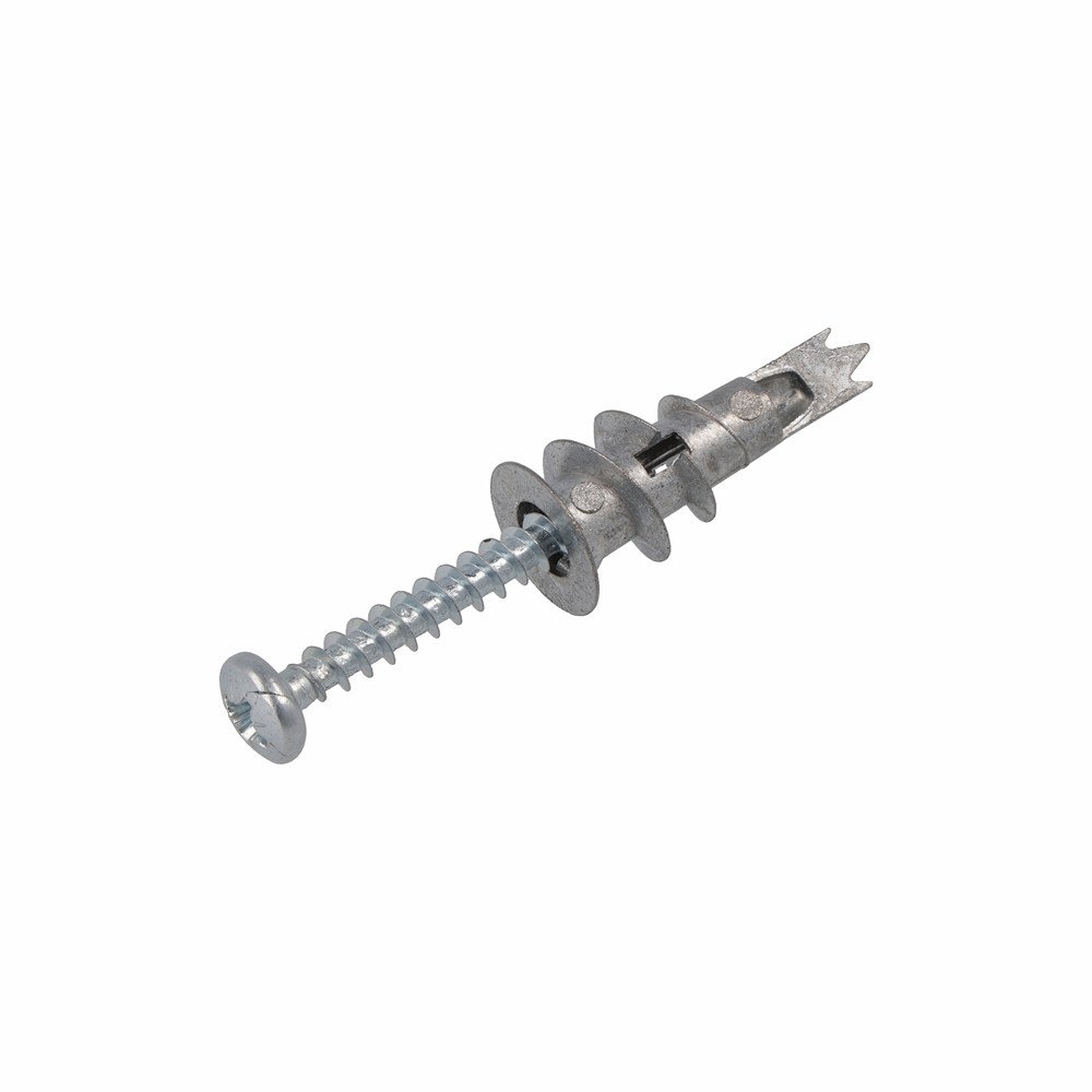 Rawl gipskartonplug metaal met schroef 4.0x35 (100)