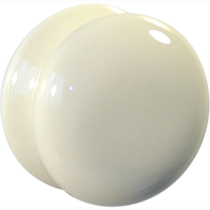 Commodeknop porselein 32mm ivoor
