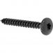 Spaanplaatschr. 7x50mm zwart TO (100st) afbeelding