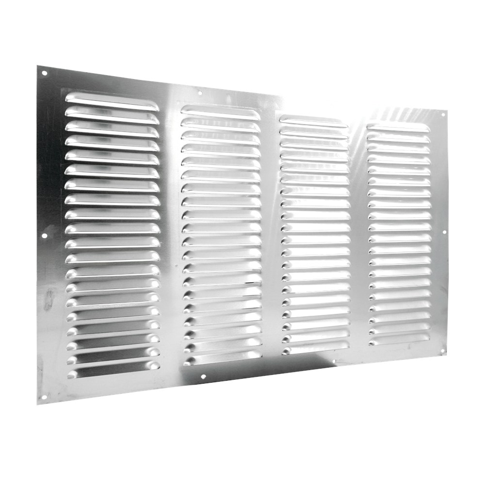 Schoepenrooster aluminium vlak mill-finish