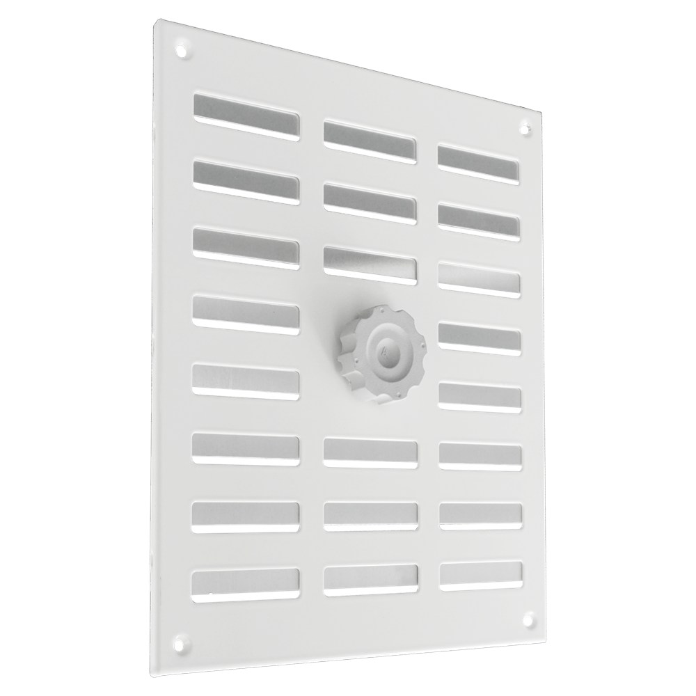 Schuifrooster aluminium wit RAL 9010 BULK