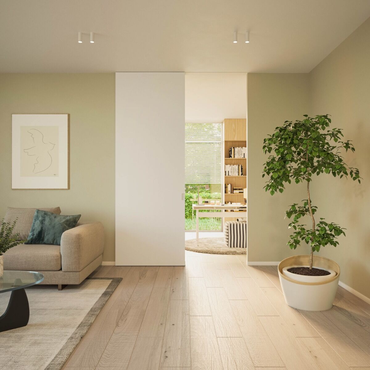 Sfeerfoto Xperta wandmontage