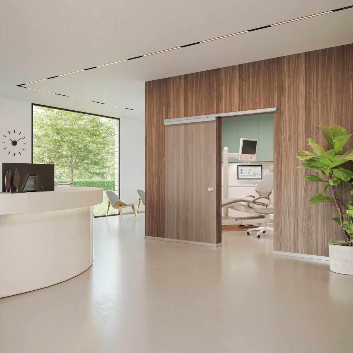 Sfeerfoto Argenta Xperta glazen deur